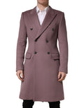 Dolce & Gabbana | Brown Double Breasted Cashmere Trench Coat