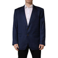Dolce & Gabbana | Blue Single Breasted 2 Button Suit Jacket