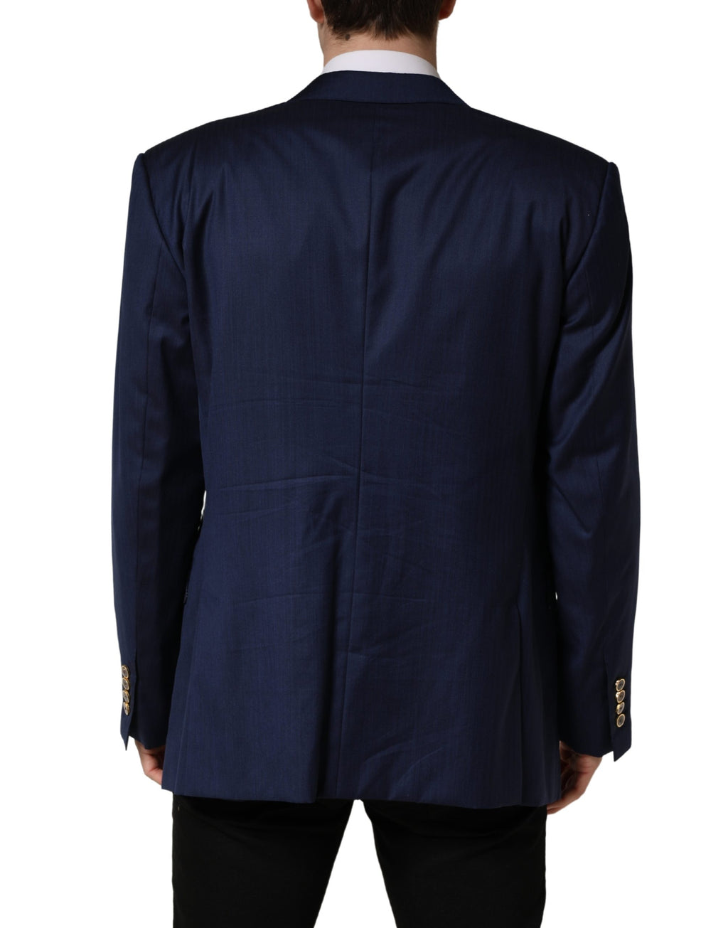 Dolce & Gabbana | Blue Single Breasted 2 Button Suit Jacket