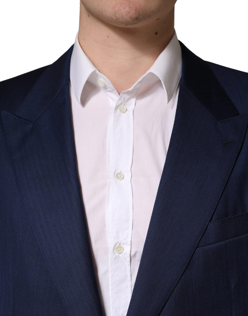 Dolce & Gabbana | Blue Single Breasted 2 Button Suit Jacket