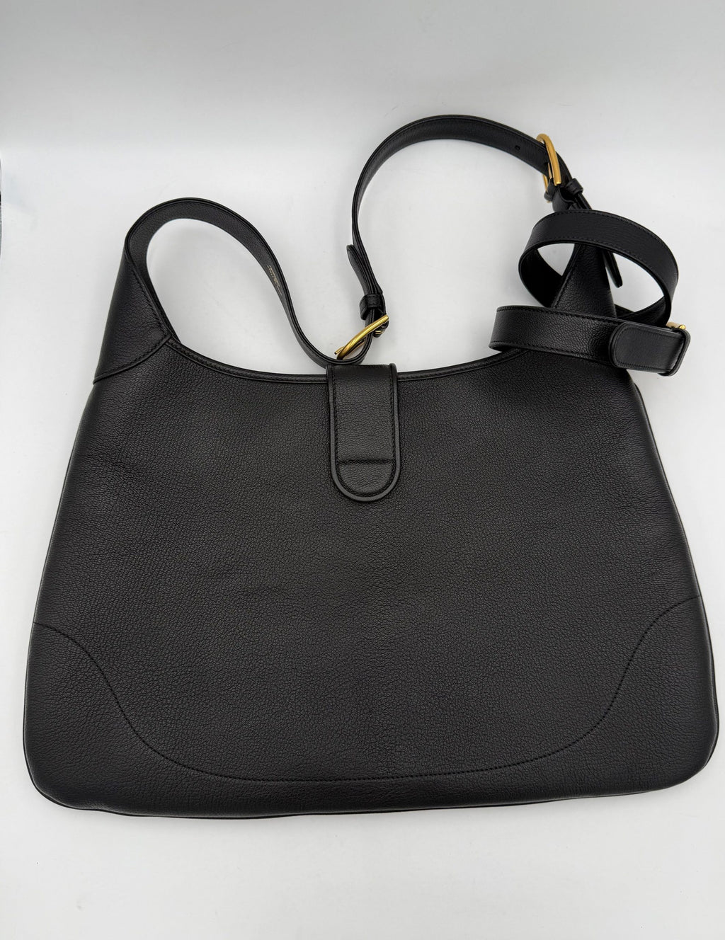 Gucci | Aphrodite Black Leather Large Shoulder Bag