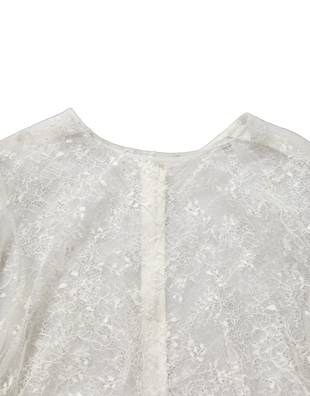 Dolce & Gabbana | White Floral Lace Sheer Sleeveless Midi Dress