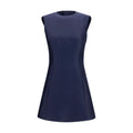 Blue Wool Oves Aries Casual Dress