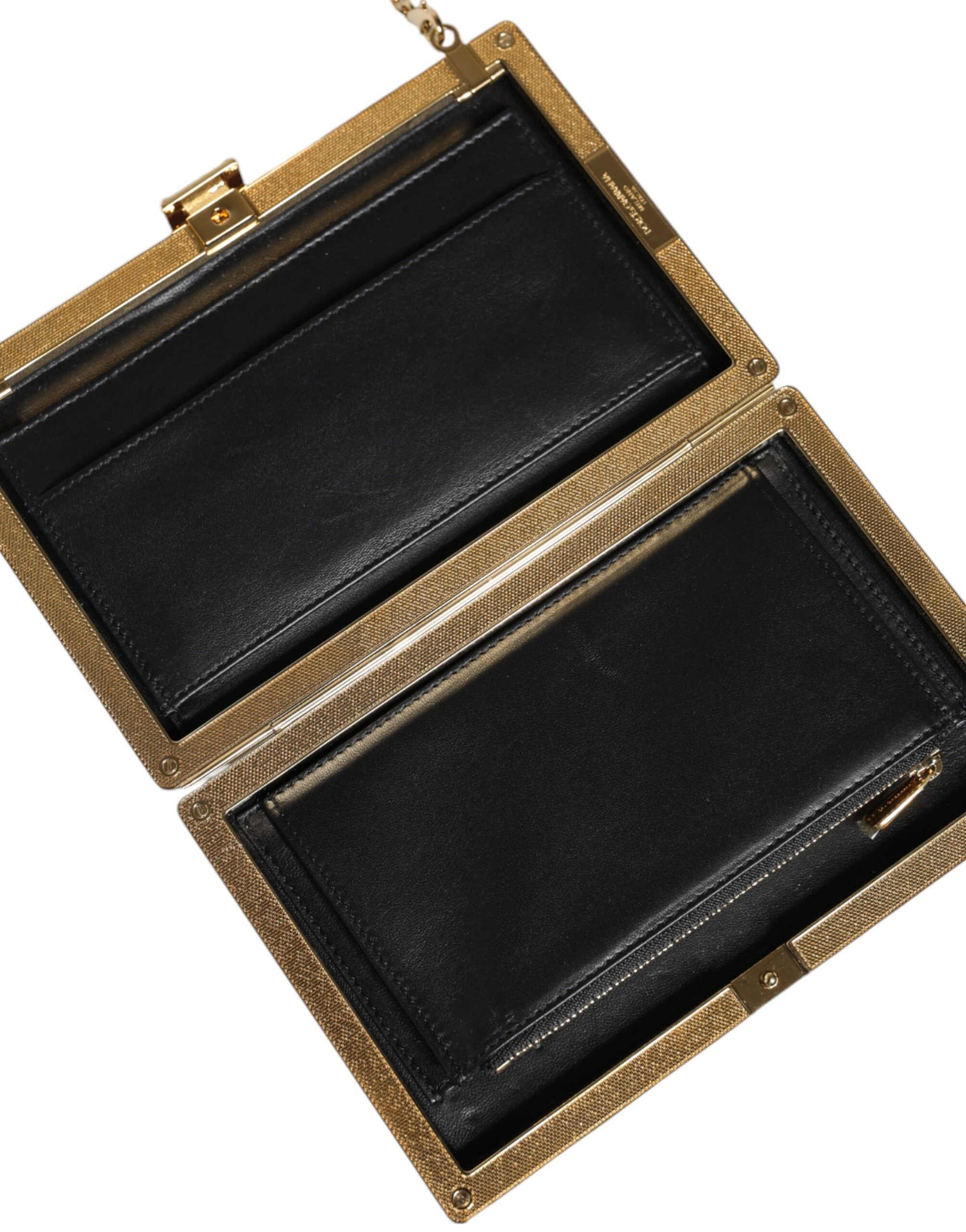 Dolce & Gabbana | Bordeaux Leather Clutch Evening Crossbody Bag