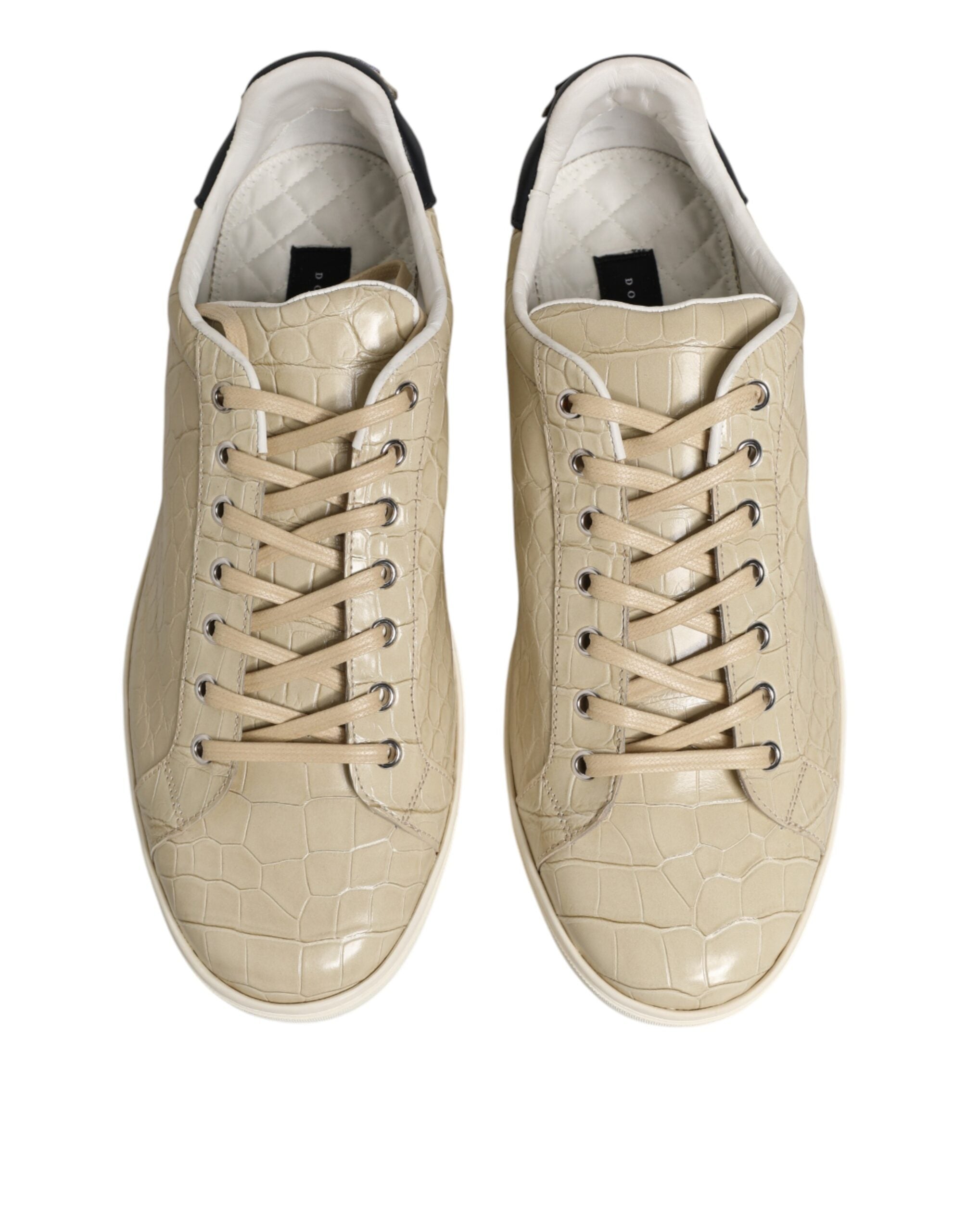 Dolce & Gabbana | London Low-Top Crocodile Sneakers
