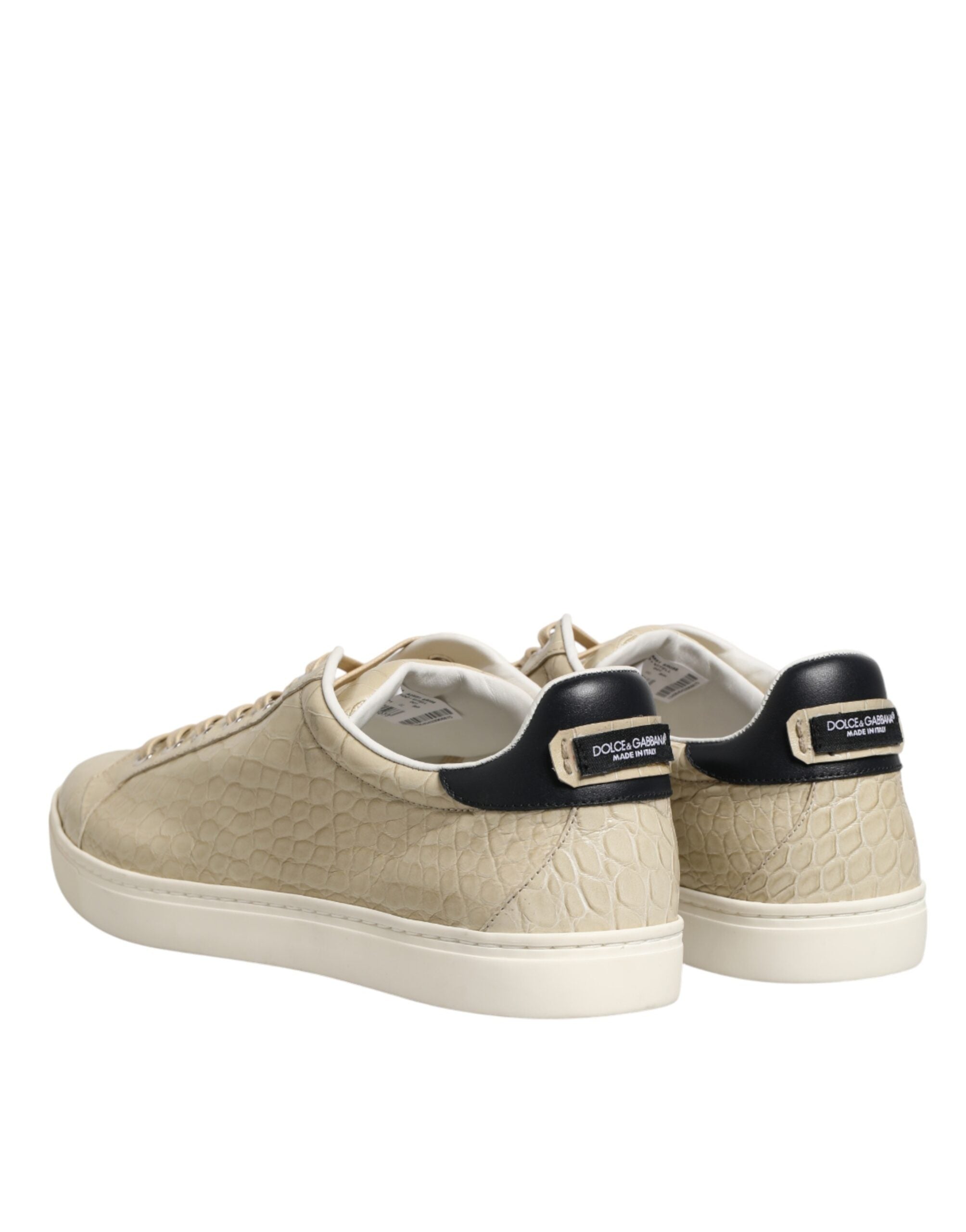 Dolce & Gabbana | London Low-Top Crocodile Sneakers