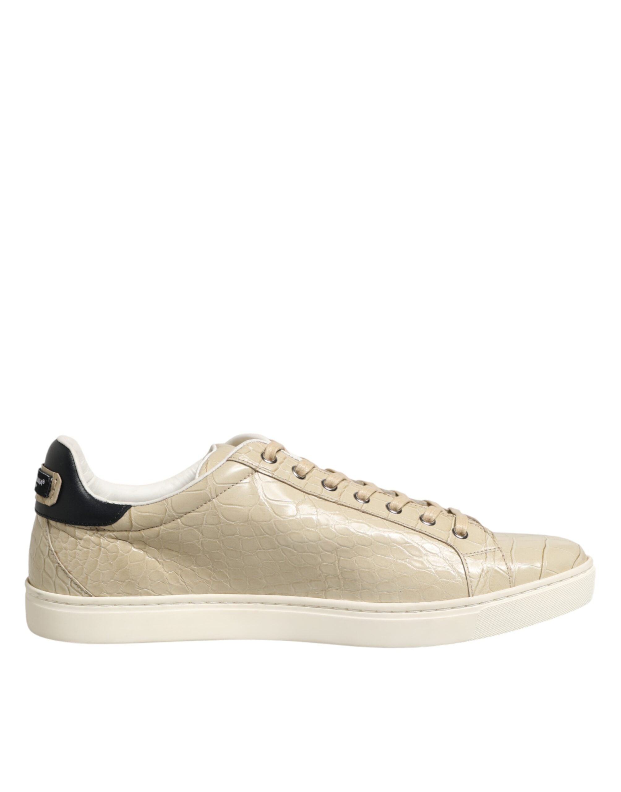Dolce & Gabbana | London Low-Top Crocodile Sneakers
