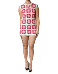 Dolce & Gabbana | Multicolor Brick Stitched Crochet Mini Dress